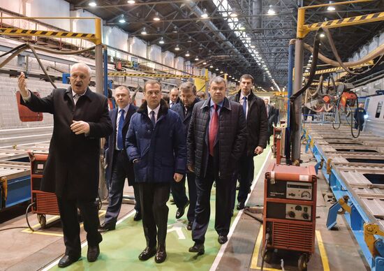 Russian Prime Minister Dmitry Medvedev's working trip to Tver
