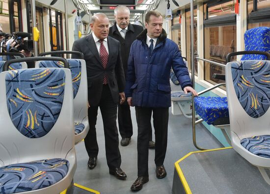 Russian Prime Minister Dmitry Medvedev's working trip to Tver
