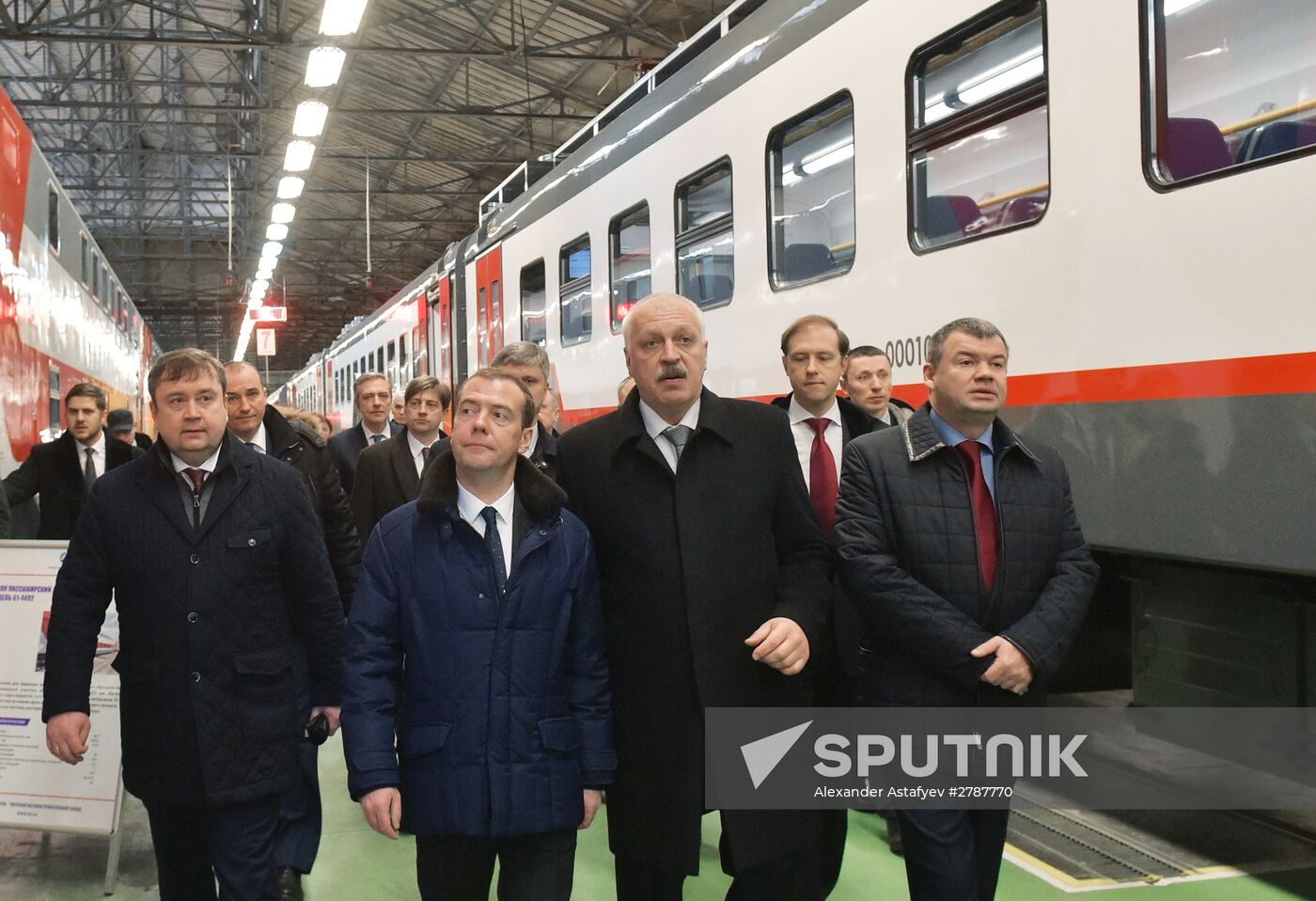 Russian Prime Minister Dmitry Medvedev's working trip to Tver