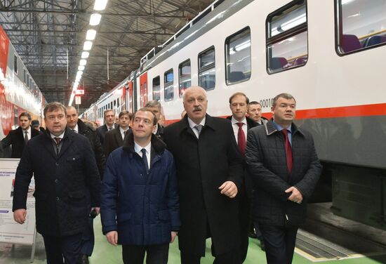 Russian Prime Minister Dmitry Medvedev's working trip to Tver