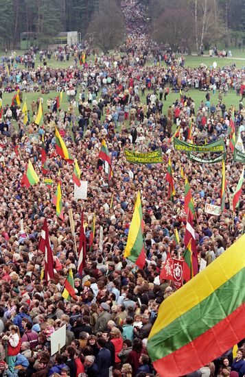 Rally in Vilnius