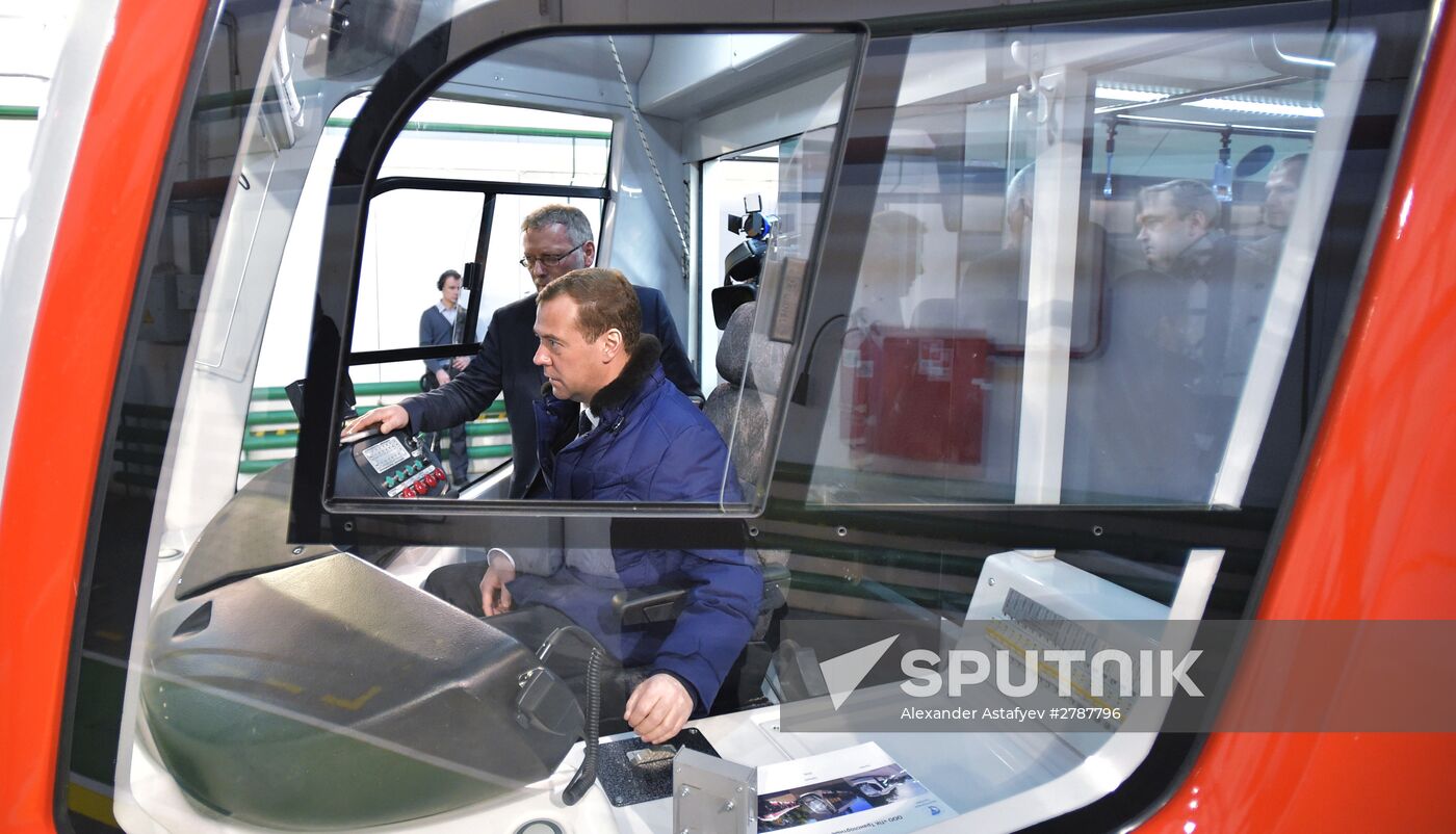 Russian Prime Minister Dmitry Medvedev's working trip to Tver