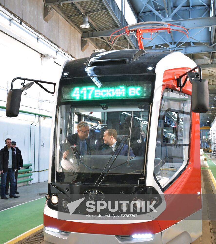 Russian Prime Minister Dmitry Medvedev's working trip to Tver