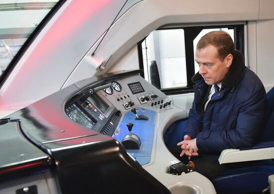 Russian Prime Minister Dmitry Medvedev's working trip to Tver