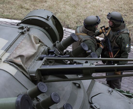 NABU Special Operations Department servicemen take oath in Kiev