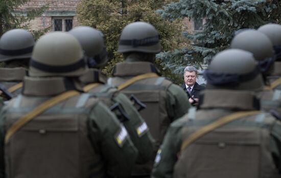 NABU Special Operations Department servicemen take oath in Kiev