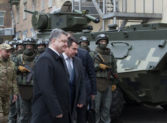 NABU Special Operations Department servicemen take oath in Kiev