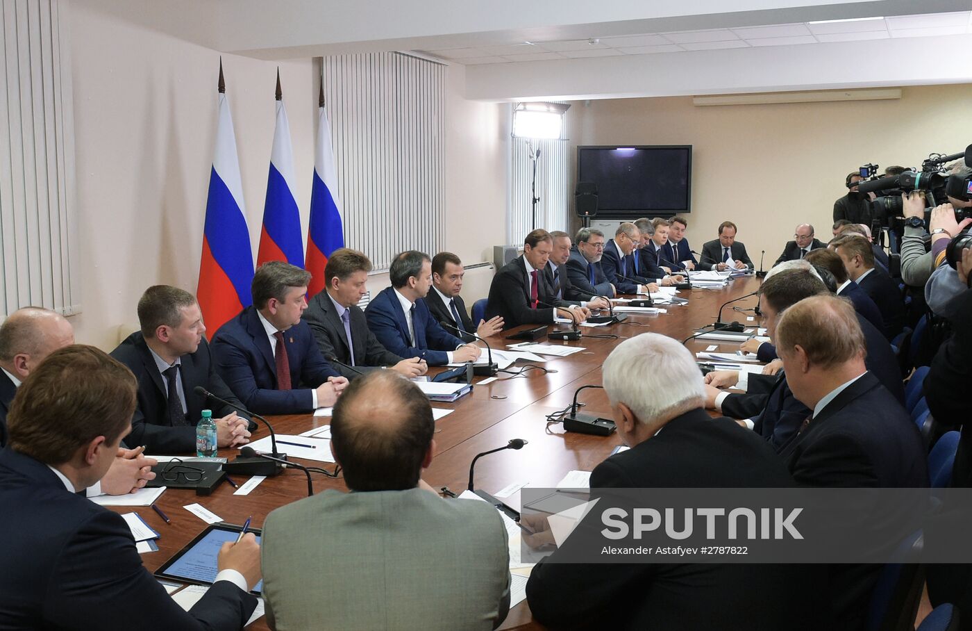 Russian Prime Minister Dmitry Medvedev's working trip to Tver