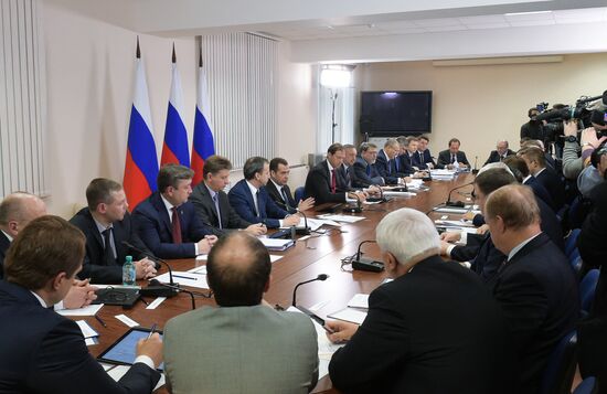 Russian Prime Minister Dmitry Medvedev's working trip to Tver