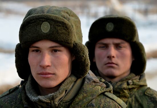 Tank Biathlon competition at Sergeyevka training range