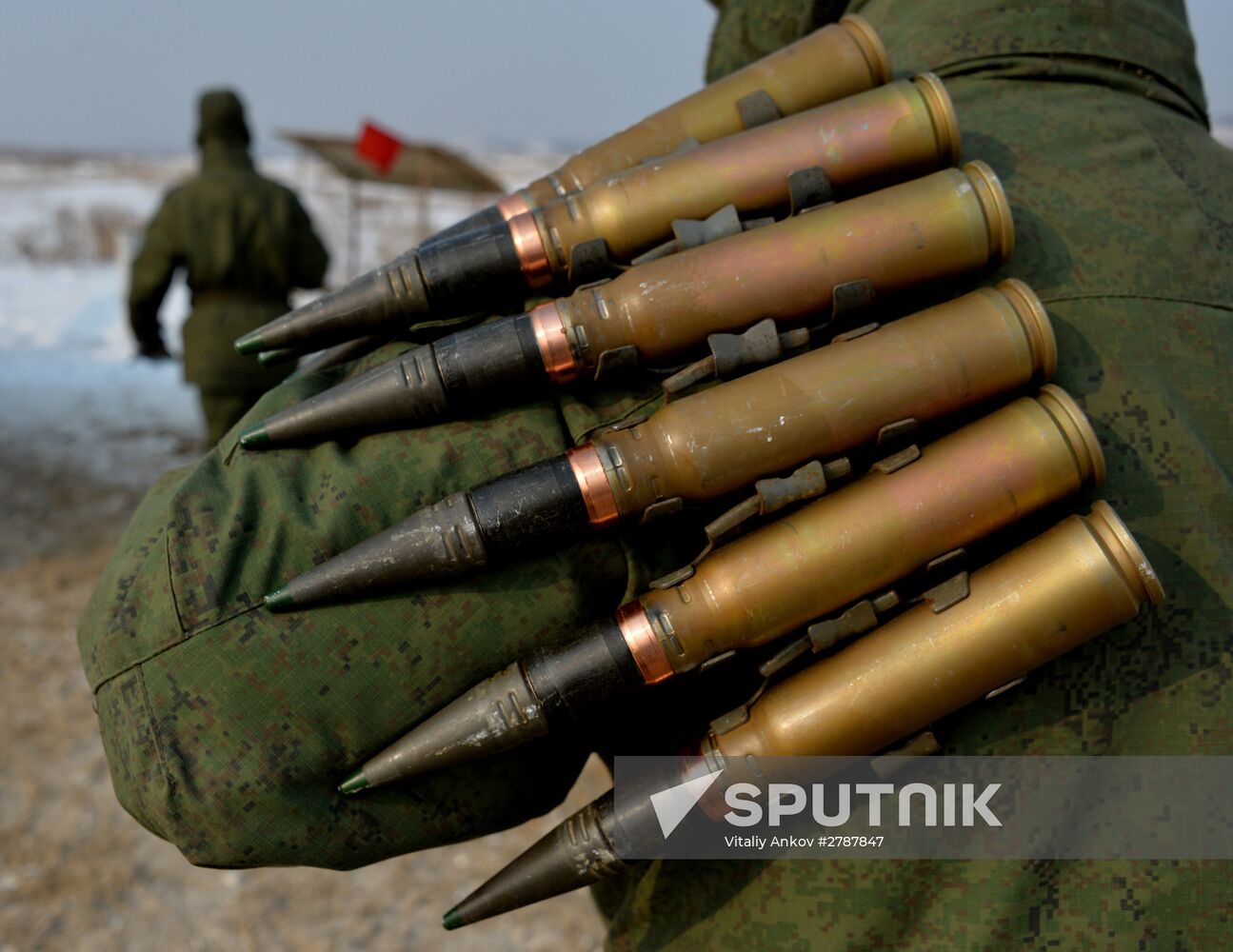 Tank Biathlon competition at Sergeyevka training range