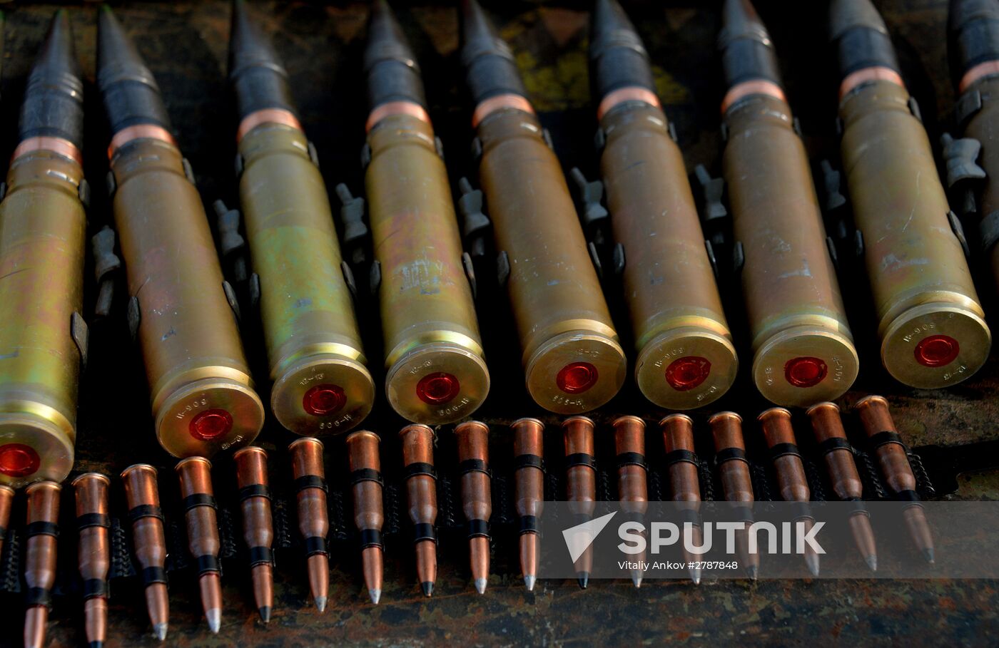Tank Biathlon competition at Sergeyevka training range
