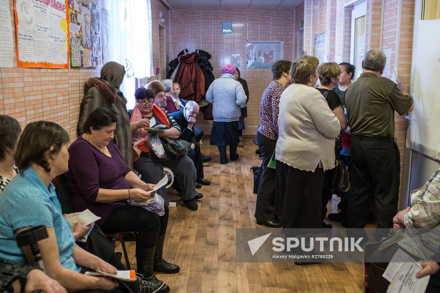 Omsk Surgery Clinic's mobile medical team in Litovka town