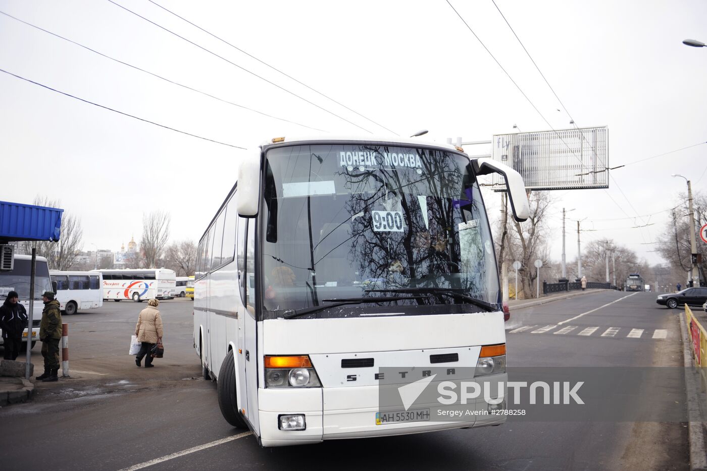 Donetsk to Moscow bus service