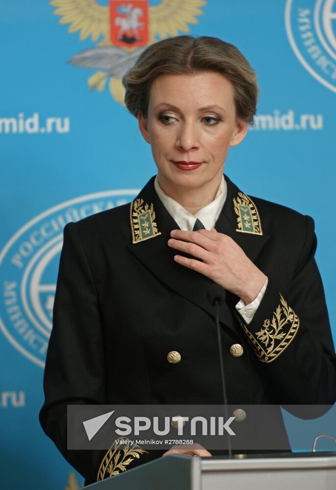 Briefing by Foreign Ministry Spokesperson Maria Zakharova