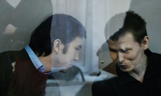 Court hears case of Alexander Aleksandrov and Yevgeny Yerofeyev in Kiev