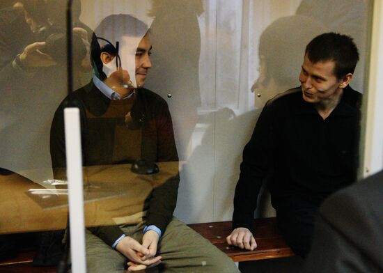 Court hears case of Alexander Aleksandrov and Yevgeny Yerofeyev in Kiev