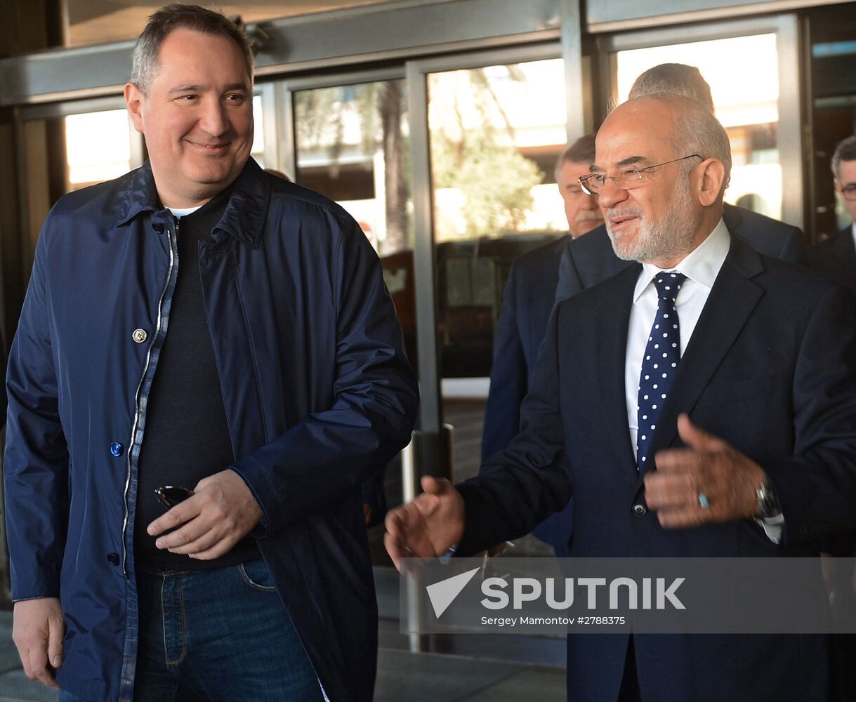 Russian Deputy Prime Minister Dmitry Rogozin's visit to Iraq