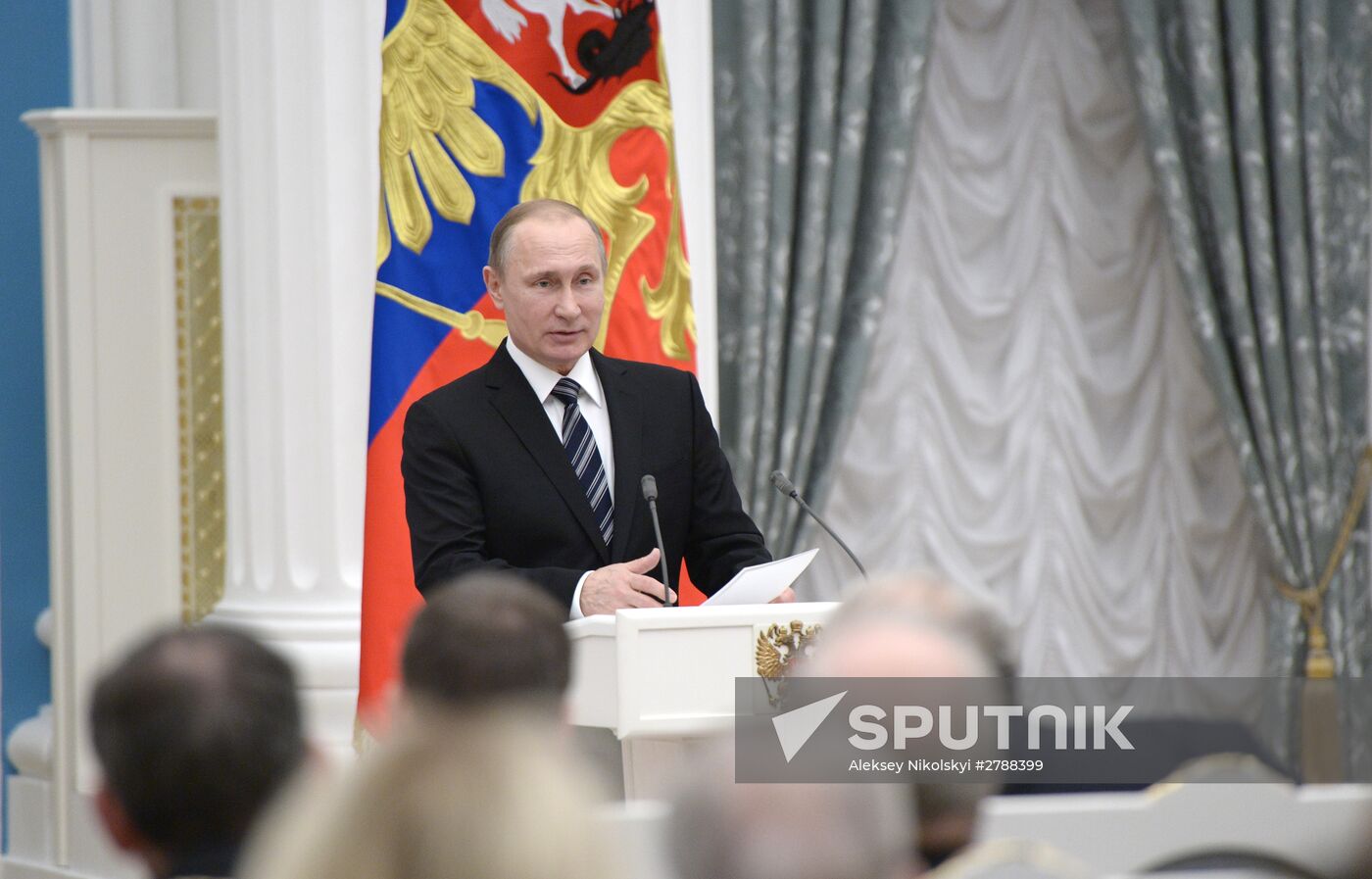 President Vladimir Putin presents Prizes in Science and Innovation for Young Scientists