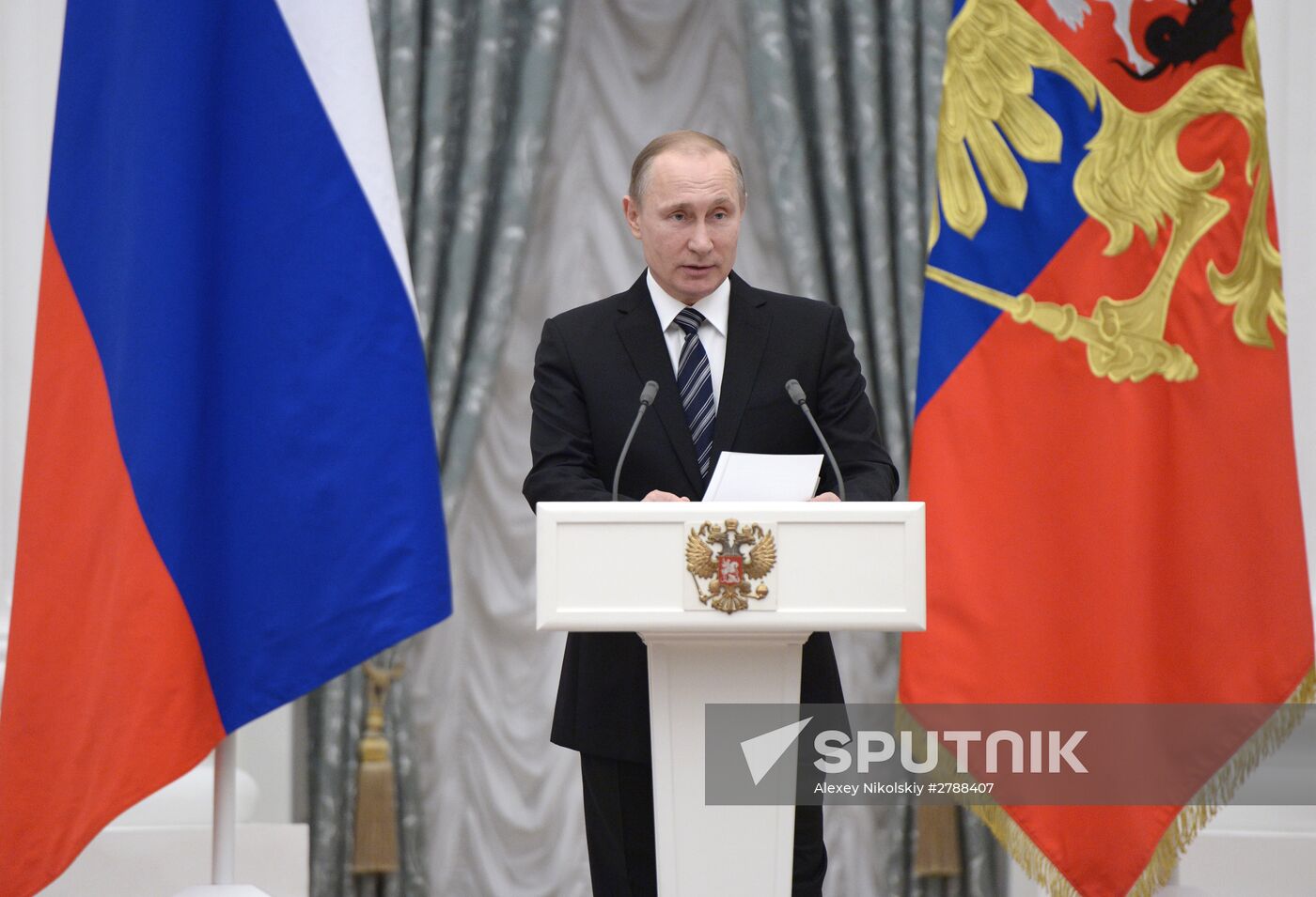 President Vladimir Putin presents Prizes in Science and Innovation for Young Scientists