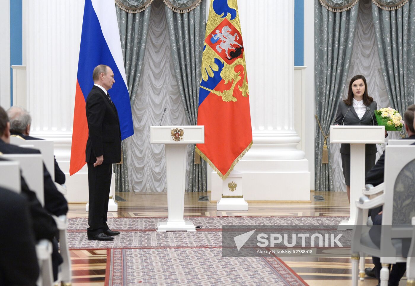 President Vladimir Putin presents Prizes in Science and Innovation for Young Scientists