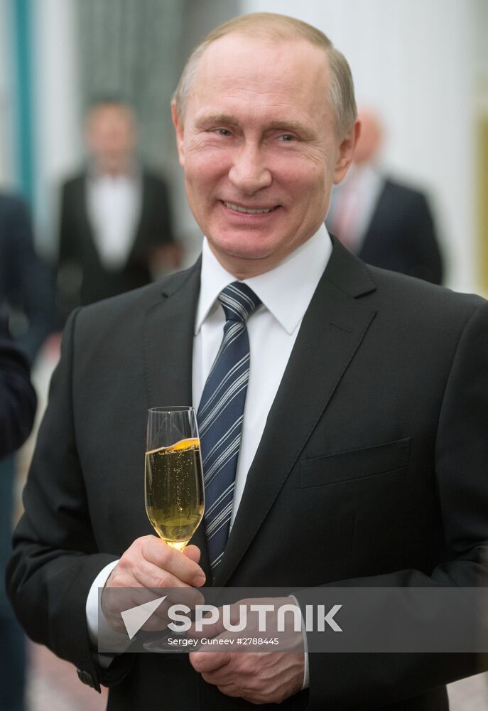 President Vladimir Putin presents Prizes in Science and Innovation for Young Scientists