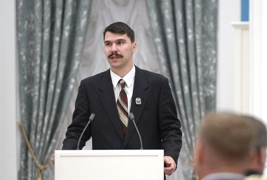 President Vladimir Putin presents Prizes in Science and Innovation for Young Scientists
