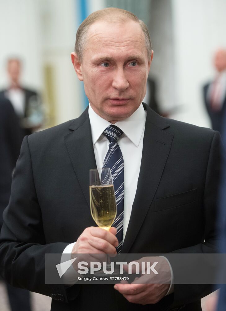 President Vladimir Putin presents Prizes in Science and Innovation for Young Scientists