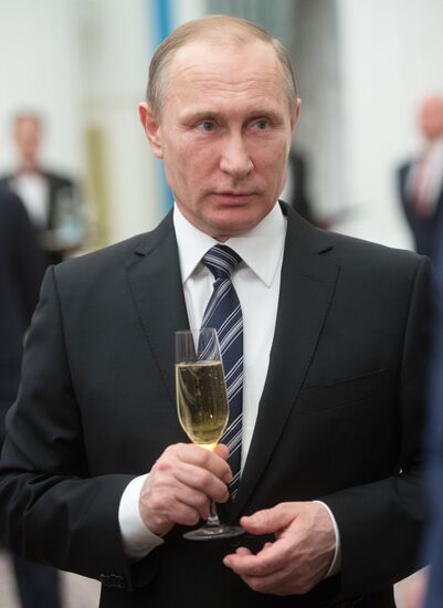 President Vladimir Putin presents Prizes in Science and Innovation for Young Scientists