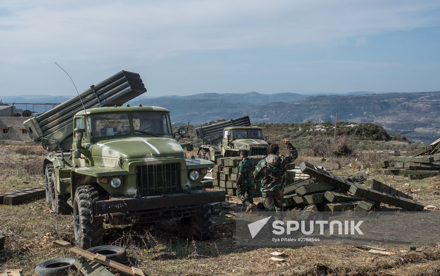 Syrian army in Idlib province