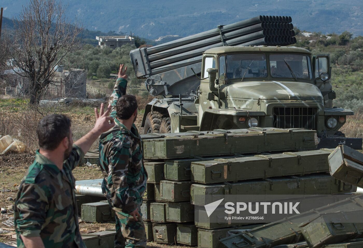 Syrian army in Idlib province