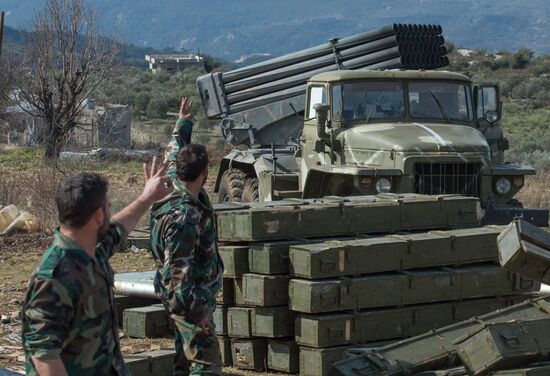 Syrian army in Idlib province