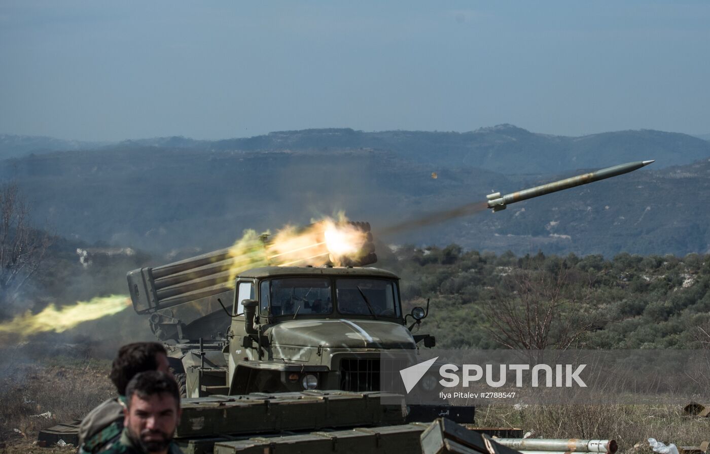 Syrian army in Idlib province