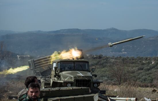 Syrian army in Idlib province