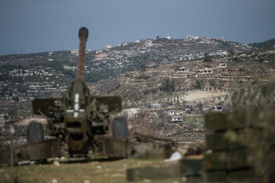 Syrian army in Idlib province