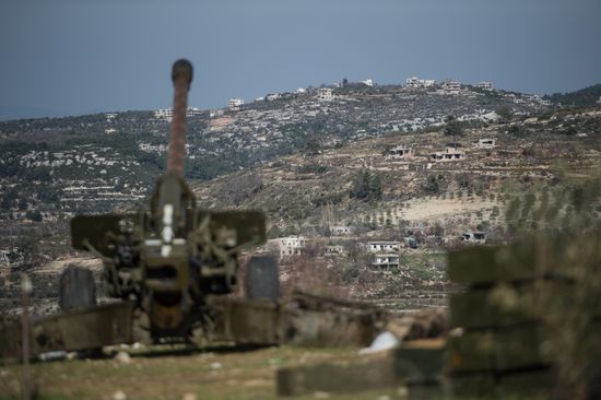 Syrian army in Idlib province