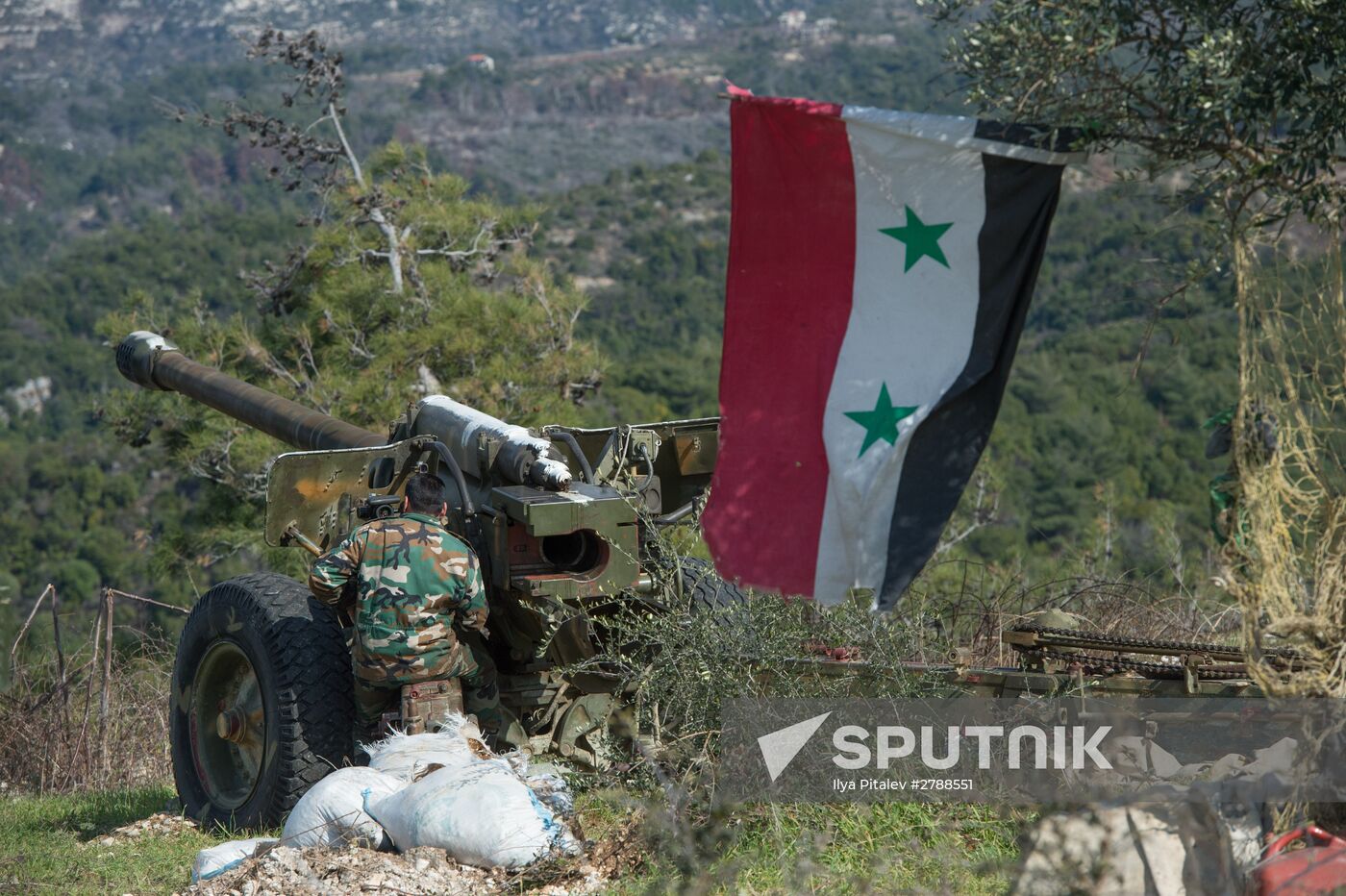 Syrian army in Idlib province