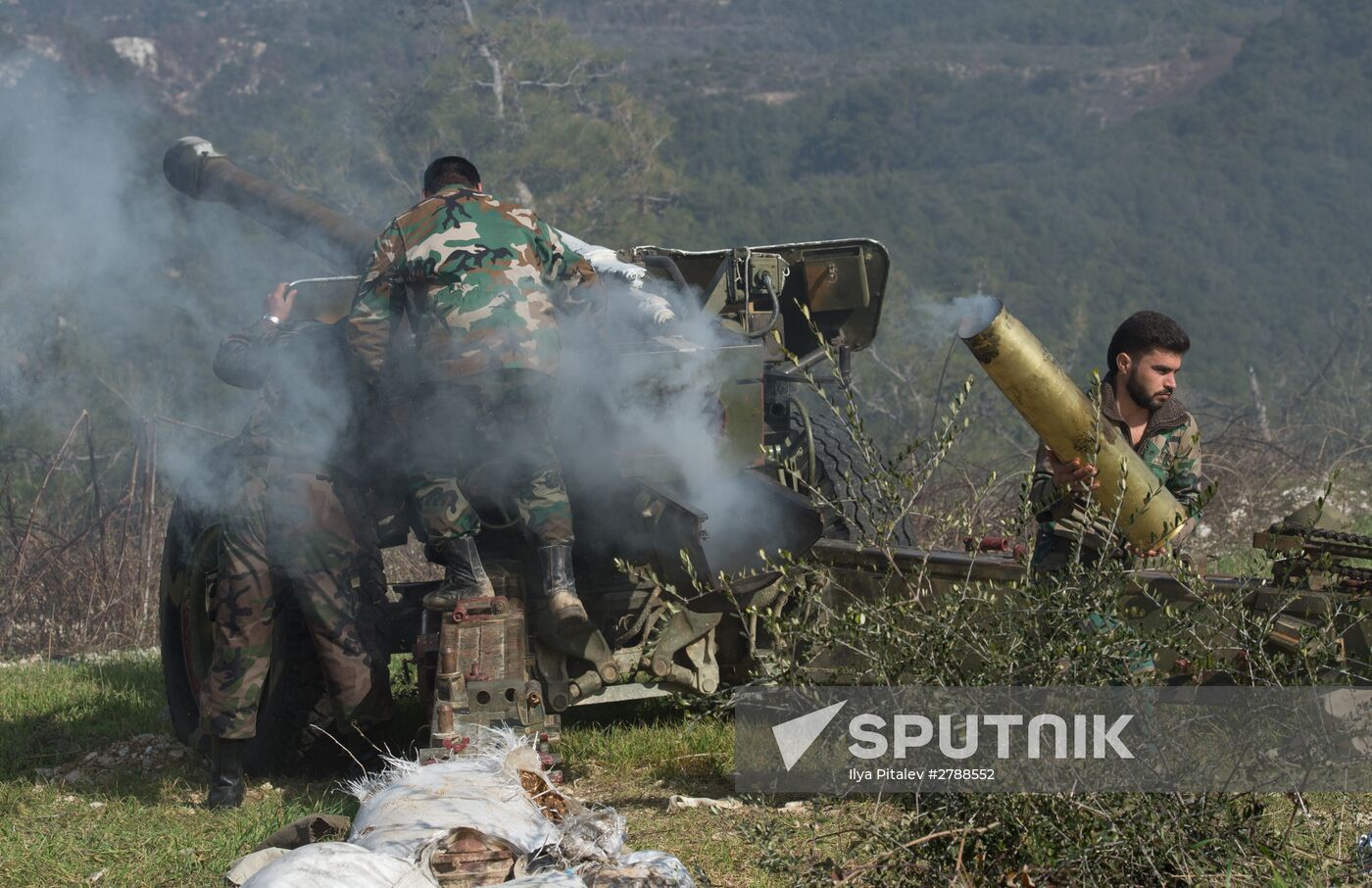 Syrian army in Idlib province