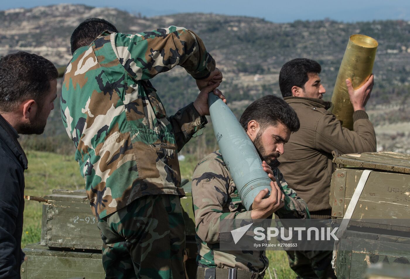 Syrian army in Idlib province