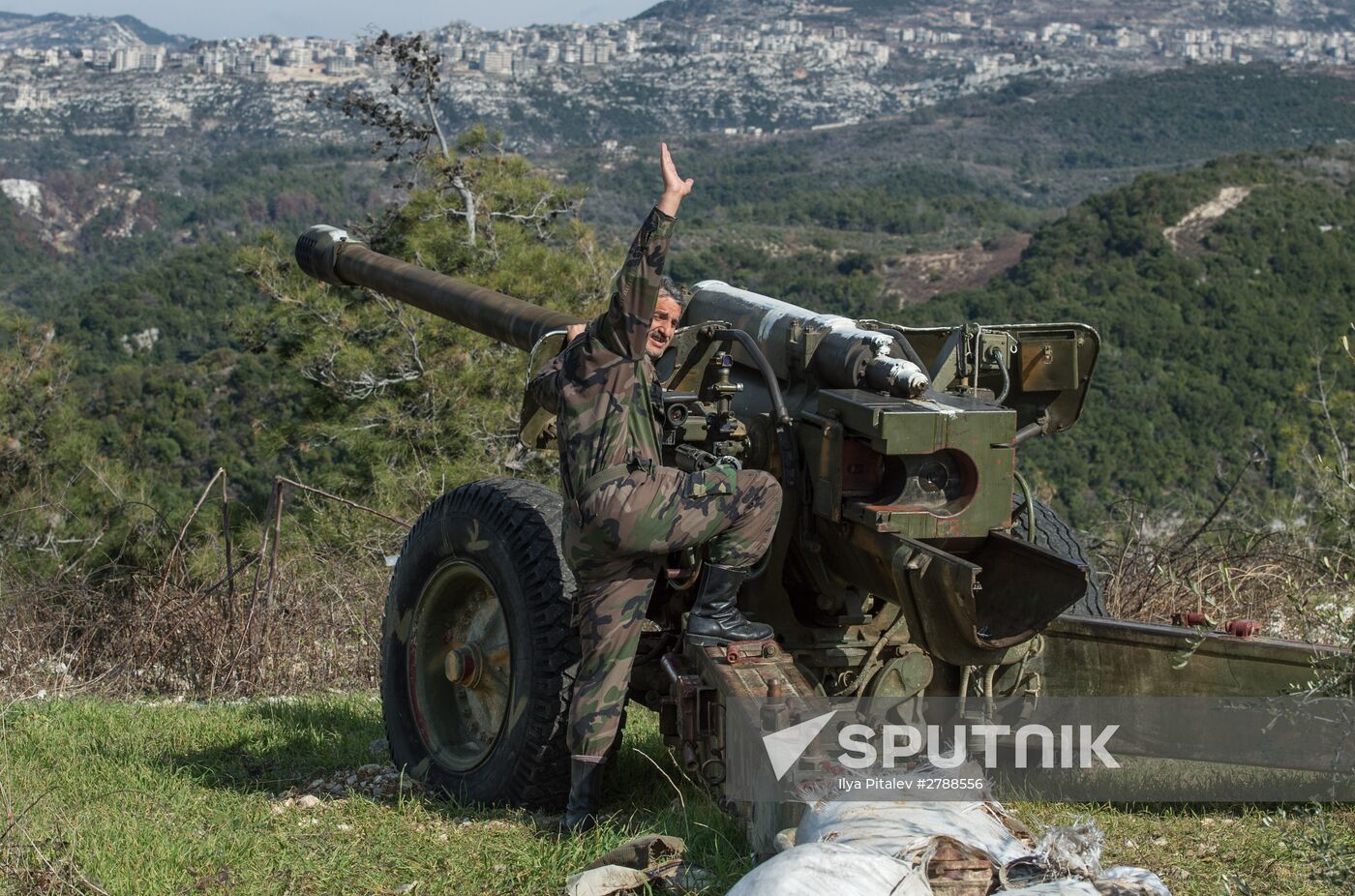 Syrian army in Idlib province