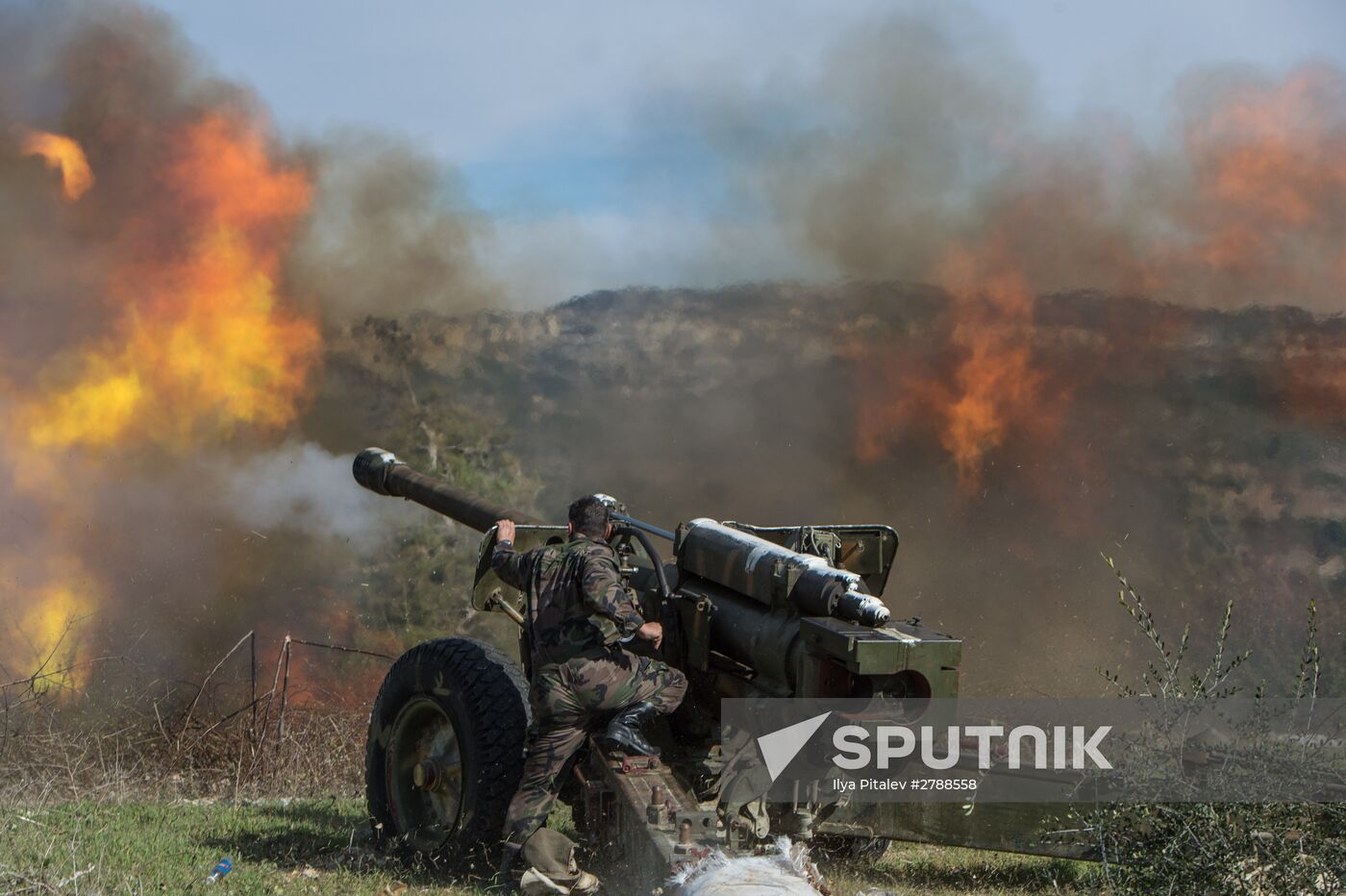 Syrian army in Idlib province