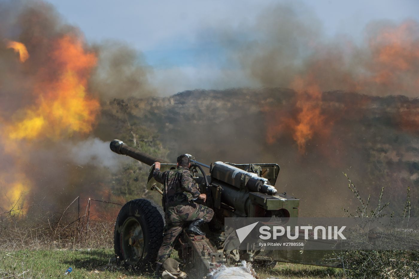 Syrian army in Idlib province