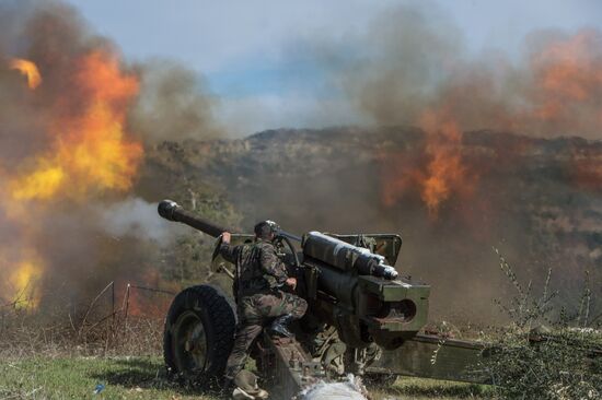 Syrian army in Idlib province