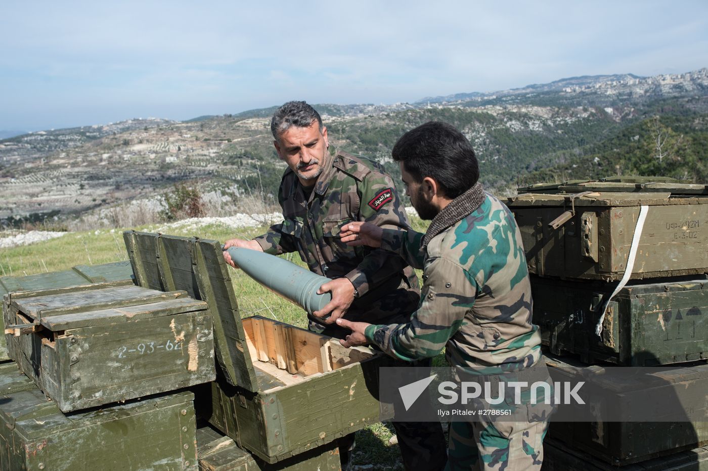 Syrian army in Idlib province