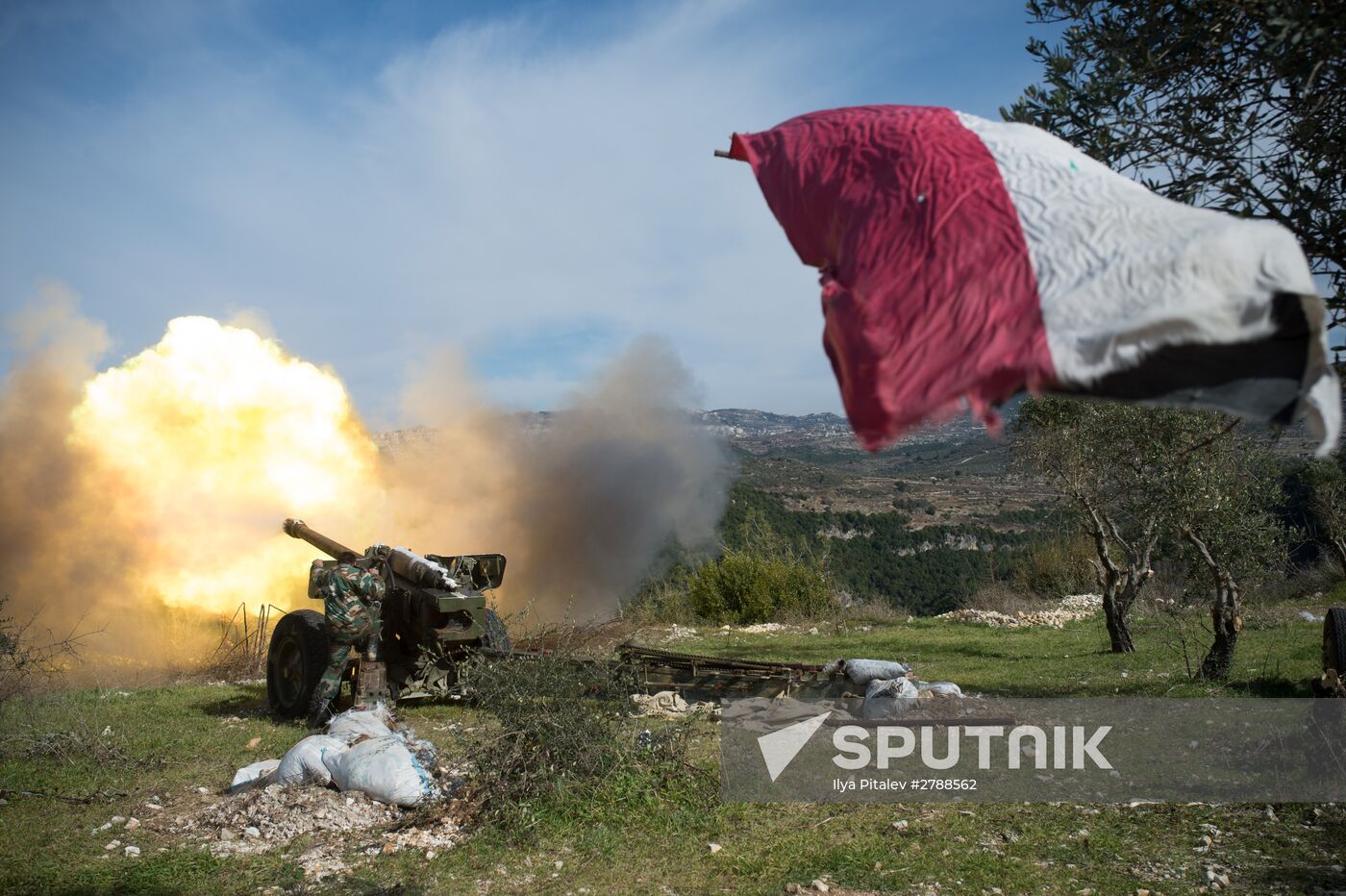 Syrian army in Idlib province