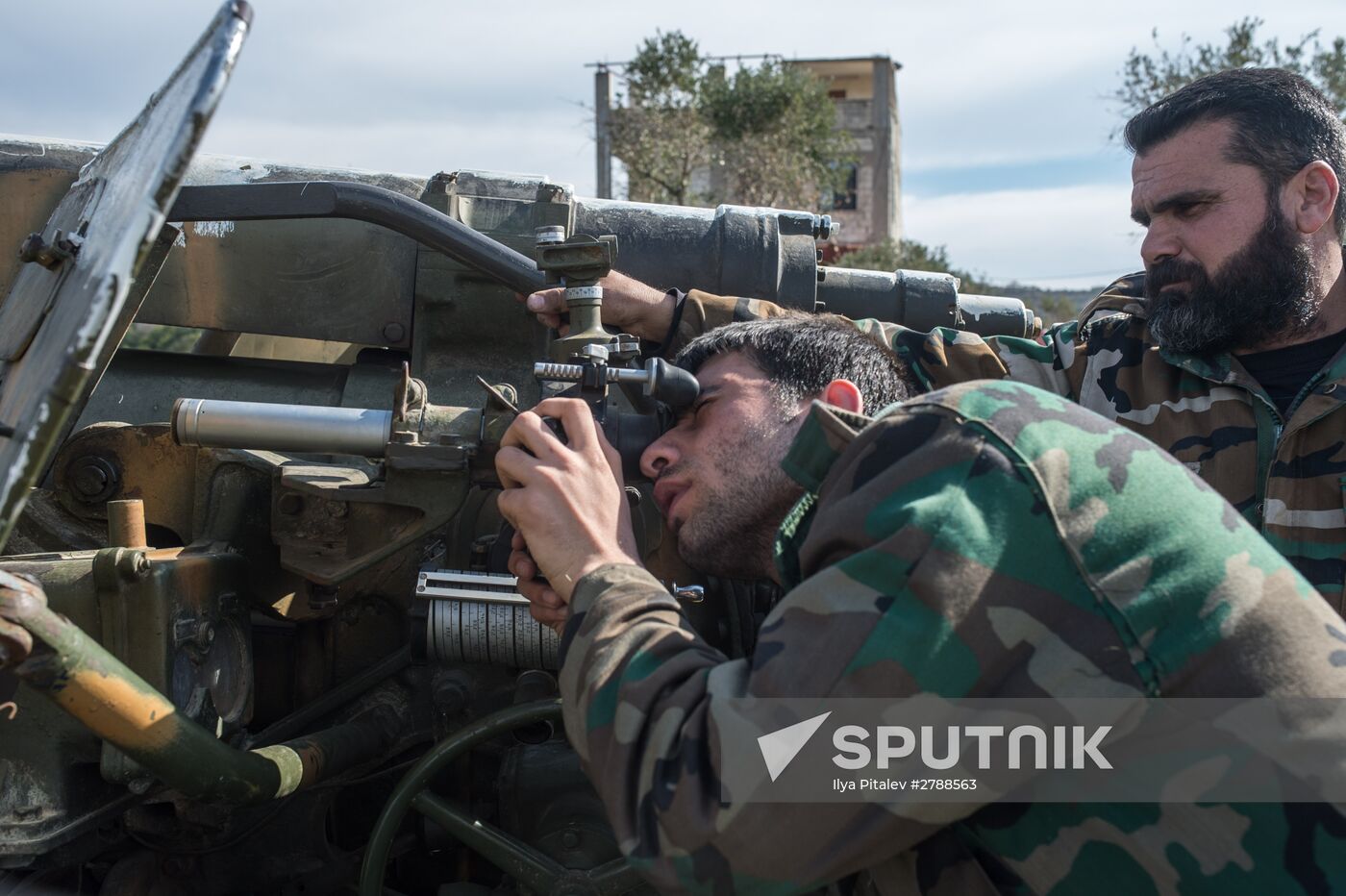 Syrian army in Idlib province