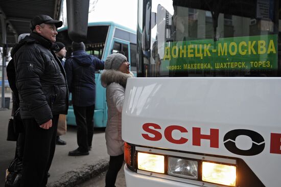 Donetsk to Moscow bus service
