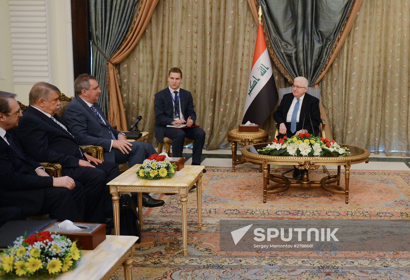 Russian Deputy Prime Minister Dmitry Rogozin visits Iraq. Day Two