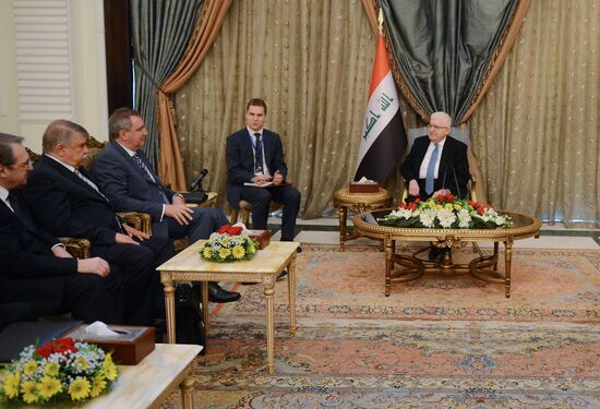 Russian Deputy Prime Minister Dmitry Rogozin visits Iraq. Day Two