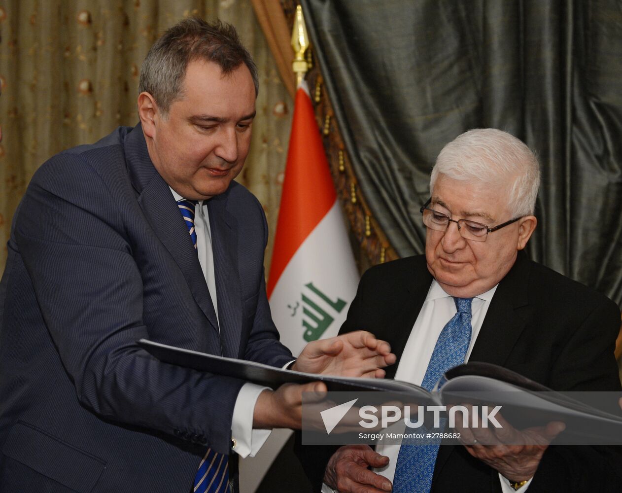 Russian Deputy Prime Minister Dmitry Rogozin visits Iraq. Day Two